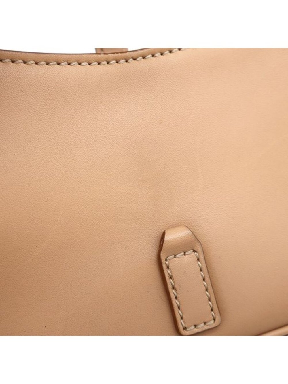 Saint Laurent Handbag le Cassette Calfskin Beige Gold le 5 a 7 Mini One Handle - Picture 6 of 10